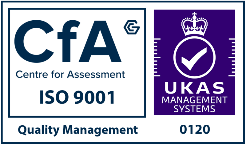 CfA Cert Logo Colour UKAS ISO 9001